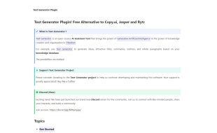 text-generator-plugin